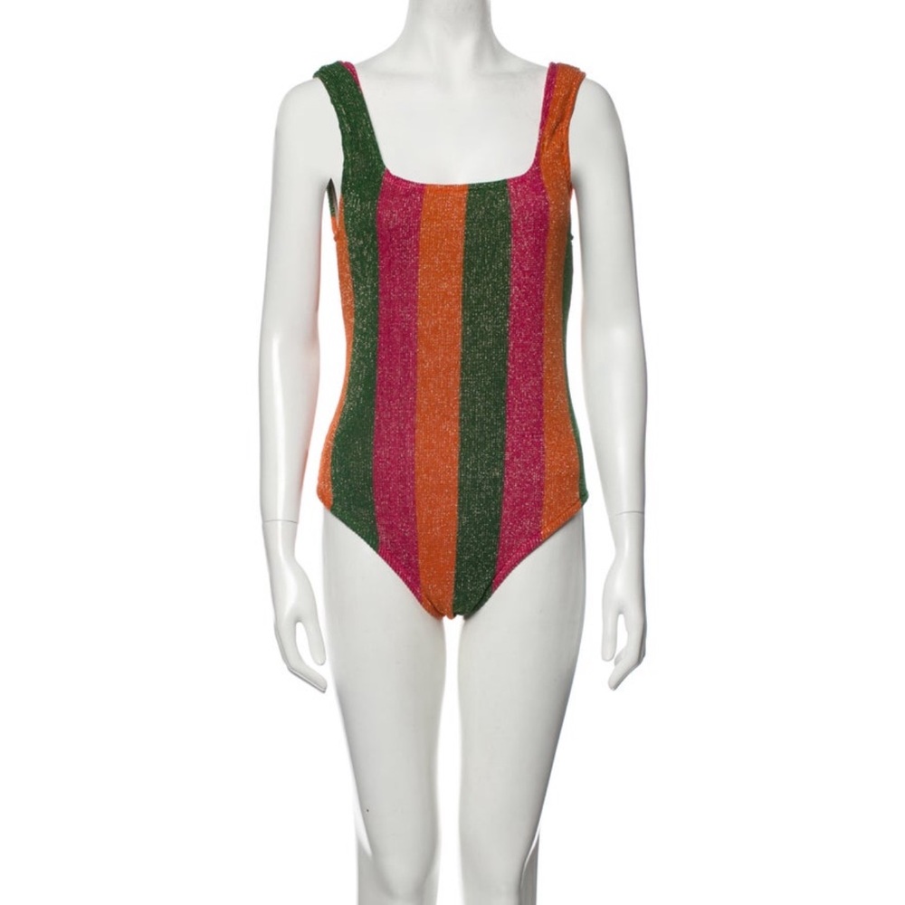 FARM Rio Vibrant Striped One Piece